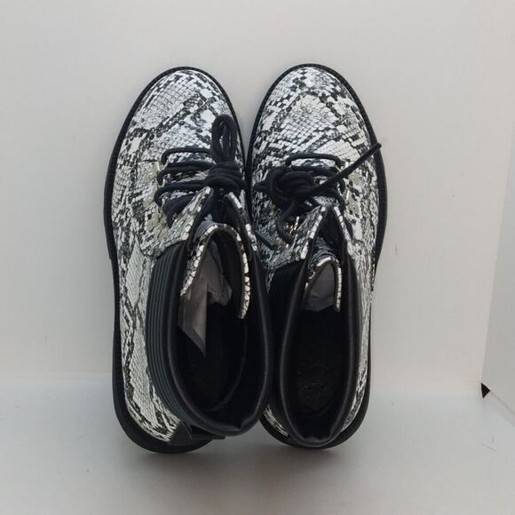 Just Fab Claudine Womens NEW w/Box Natural Snake Booties - sz. 6 1/2 - Picture 4 of 7